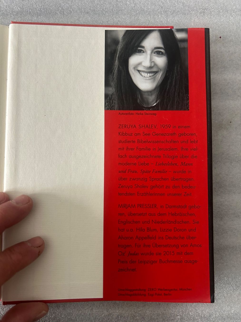 Libri: Zeruya Shalev - Schmerz – Usato da La Chaux-de-Fonds venduto da jacq_LaTsch0 3