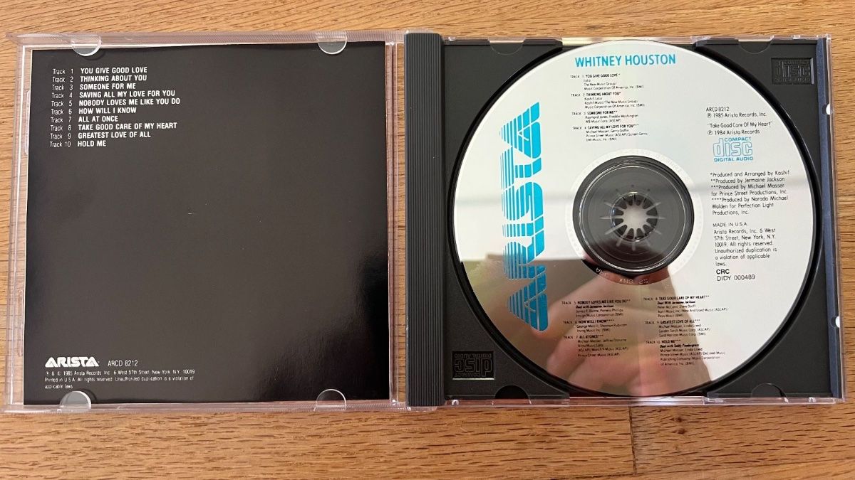 CD: Whitney Houston - Same / CD - 1. US-Press. 1985 – Usato da Gais venduto da soundcave57 2