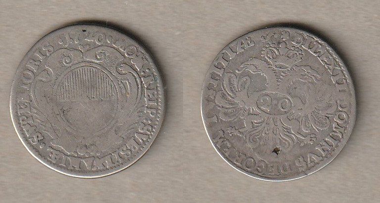 Tutti le monete: Obwalden, 20 Kreuzer 1726 – Usato da Allschwil venduto da Coinfreak