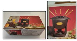 Gusseisen-Fondue-Set – 10-teilig – Neu