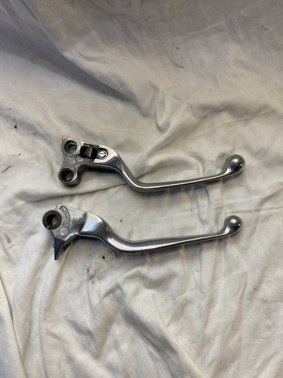 Mabutingti Brems & Kupplungshebel Für Harley Davidson - Schwarz