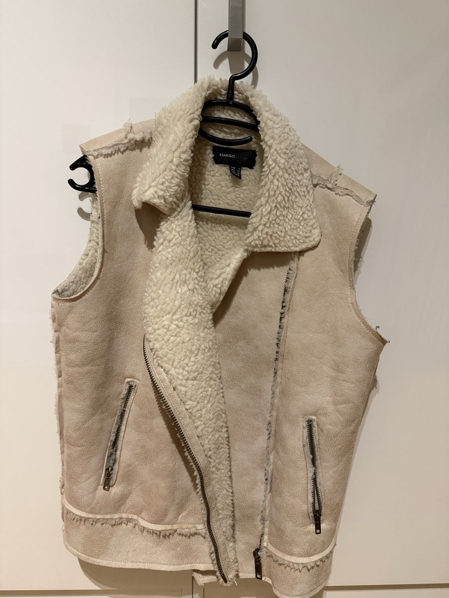 Mango Gilet & Giacche senza maniche: Mango Shearling Weste Gr. S – Usato da Hedingen venduto da julesli