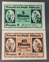 5 + 10 PFENNIG / LÜBBECKE 1920