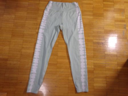 Damen Sport Hose grün weiss  Gr. L