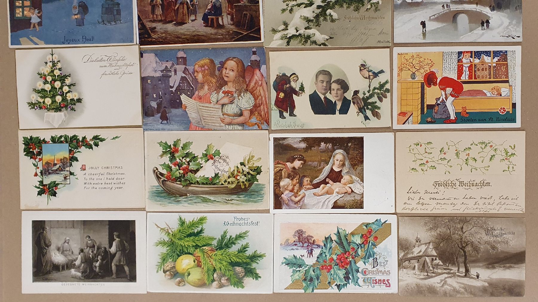 Ansichtskarten: Alte Weihnachtskarten Sammlung, 50+ Stück – Gebraucht aus Kreuzlingen von Rschweiz1 5