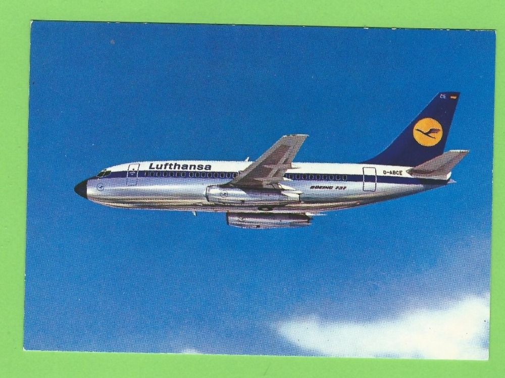 Cartoline postali: Lufthansa Boeing 737 City Jet – Usato da Zürich venduto da t24_de