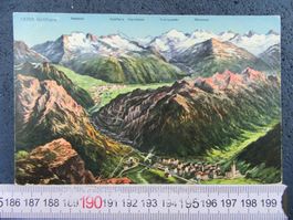 GOTTHARD 1925 GÖSCHENEN ANDERMATT PANORAMA VOGELSICHT URI AK