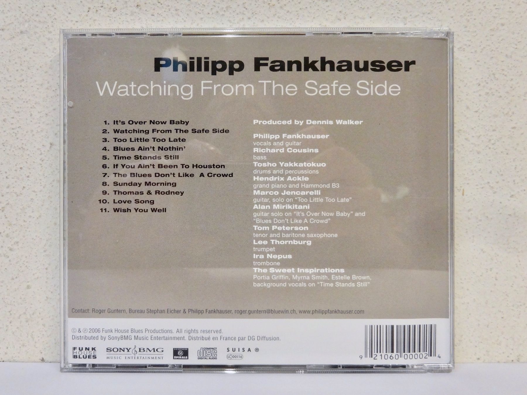 CD: CD PHILIPP FANKHAUSER / WATCHING FROM THE SAFE SIDE – Nuovo (secondo la descrizione) da Kerzers venduto da djstarsky73 1