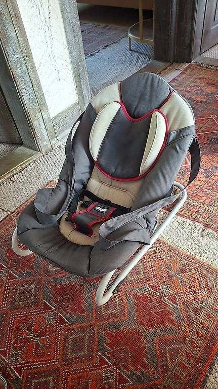 Wippen & Schaukeln: Chicco Babywippe, grau/beige, 5-Punkt-Gurt – Gebraucht aus Rheineck von silaya7 1