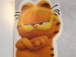 GARFIELD the MOVIE - FDC Zwischensteg aus Block !!!