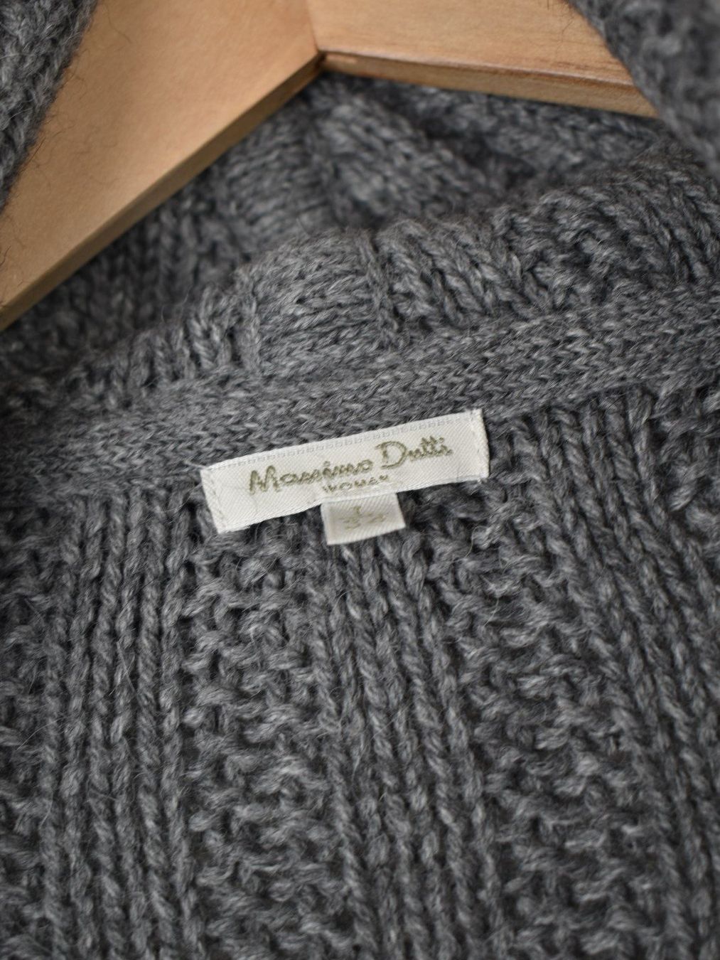Massimo Dutti Giacche: Massimo Dutti Strickjacke Gr.L, grau – Nuovo (secondo la descrizione) da Nürensdorf venduto da 2ND_STORY 4