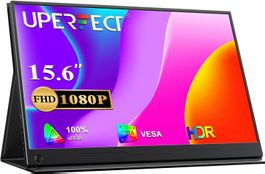 UPERFECT Tragbarer Monitor 15,6 Zoll 1920 x 1080 Full HD