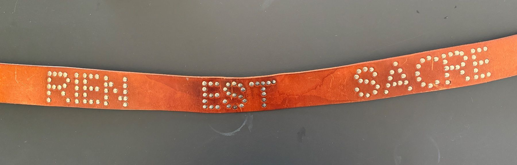 Cinture: brauen Leder Gürtel – Usato da Zürich venduto da ele_cj6q