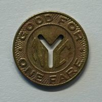  🇺🇸 1x NEW YORK Metro Y-Cut Token - SELTEN 