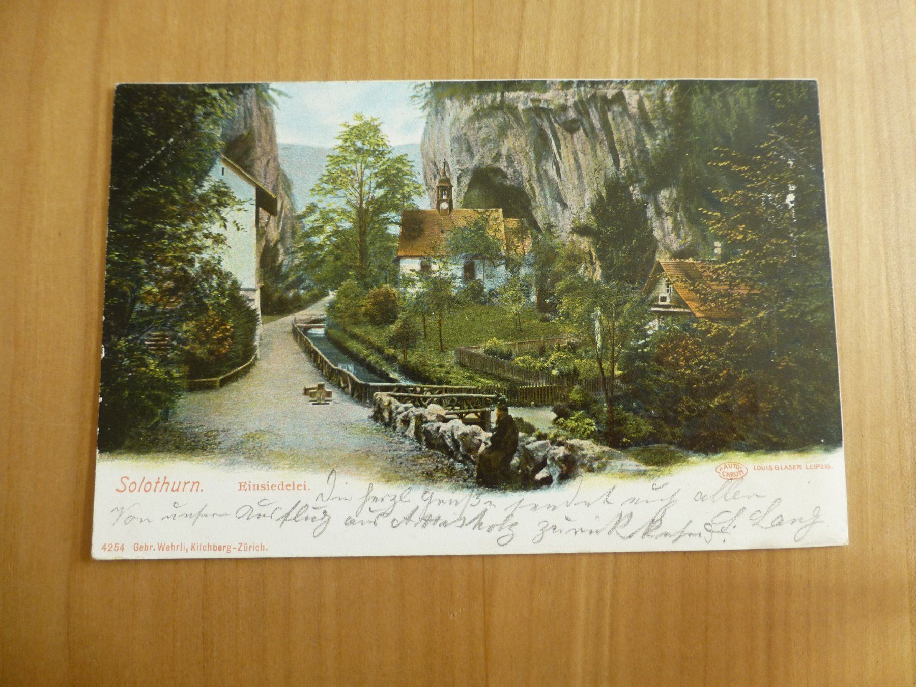 Cartoline postali: Solothurn, Ansichtskarte gelaufen 1903 nach Basel – Usato da Bettlach venduto da 1saurer