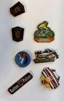 7 Polizeipins Kapo / Stapo Pins