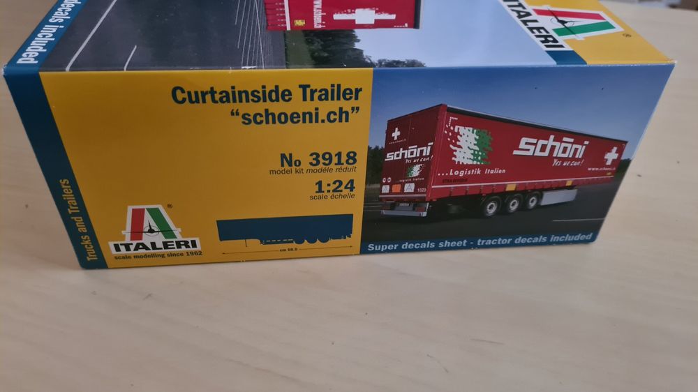 Italeri 3918 Planen-Auflieger Maquette de camion 1:24 - Electronic France