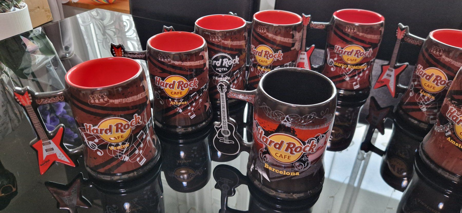 Gläser: Grosse Hard Rock Cafe Beerkrug Collection 10x – Gebraucht aus Zürich von sirstians000 5