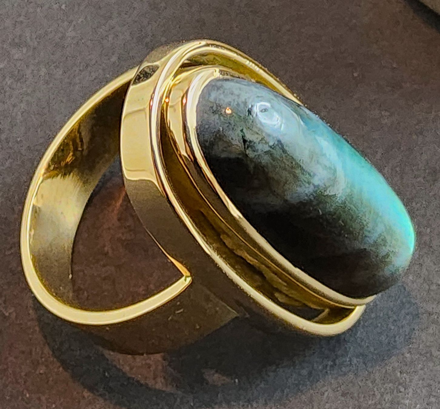 Anelli: Vintage Opal Gelbgold Ring – Usato da Thalwil venduto da freespirit-kev 1