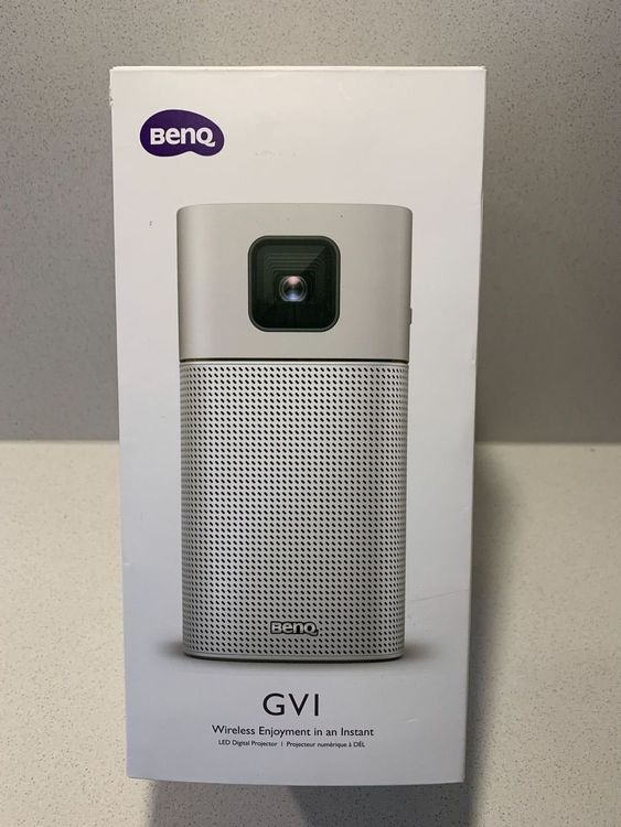 Mini projecteur vidéoprojecteur portable BenQ GV1 DLP Blanc -  Vidéoprojecteur
