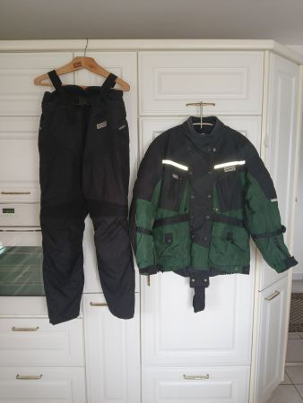 ISS Poseidon Motorradbekleidung, Jacke und Hose, Grösse 42