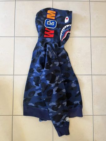 BAPE Iconic Blue Camo Jacket M (L japan)