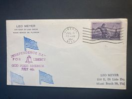 USA 1954 Sonderbrief Unabhängigkeitstag Liberty