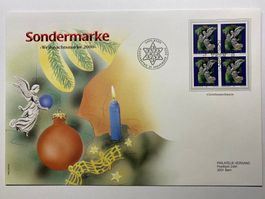 FDC Grossbrief Sondermarke Weihnachtsmarke 2000 ET