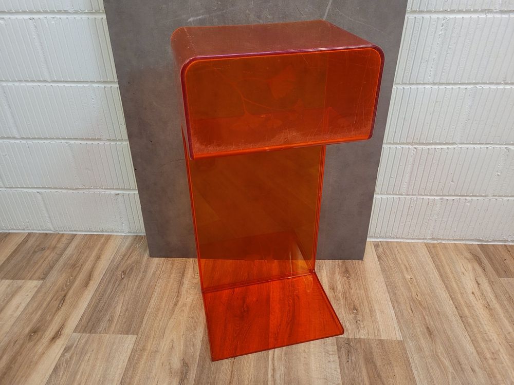 KARTELL USAME Table Couchtisch Clubtisch Acryl Tisch orange Kaufen
