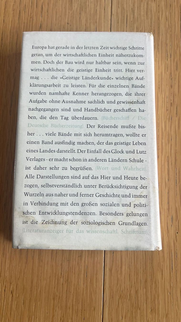 Libri: Geistige Länderkunde Schweiz, 1962 – Usato da Schübelbach venduto da Dolly990_2 1
