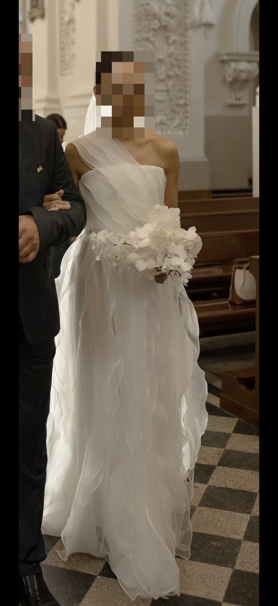Kleider: Wedding dress- designer custom made, unique piece S size – Neu (gemäss Beschreibung) aus Corsier GE von Karol_save_planet 8