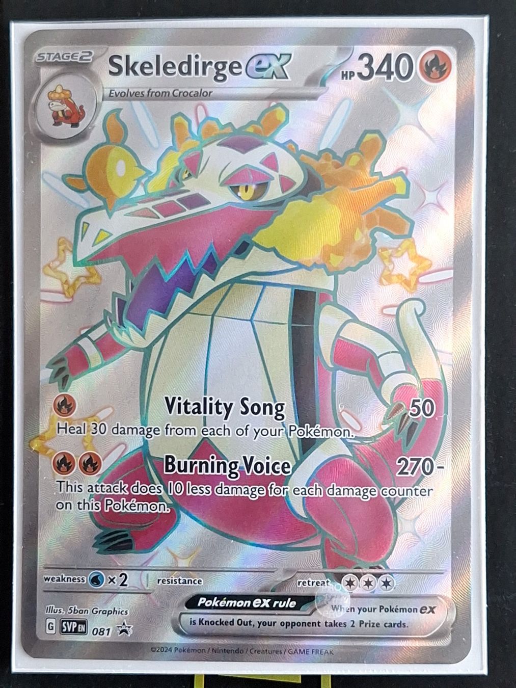 Pokémon Carte collezionabili: Skeledirge ex - Promo – Usato da Altstätten SG venduto da GGsGameshop