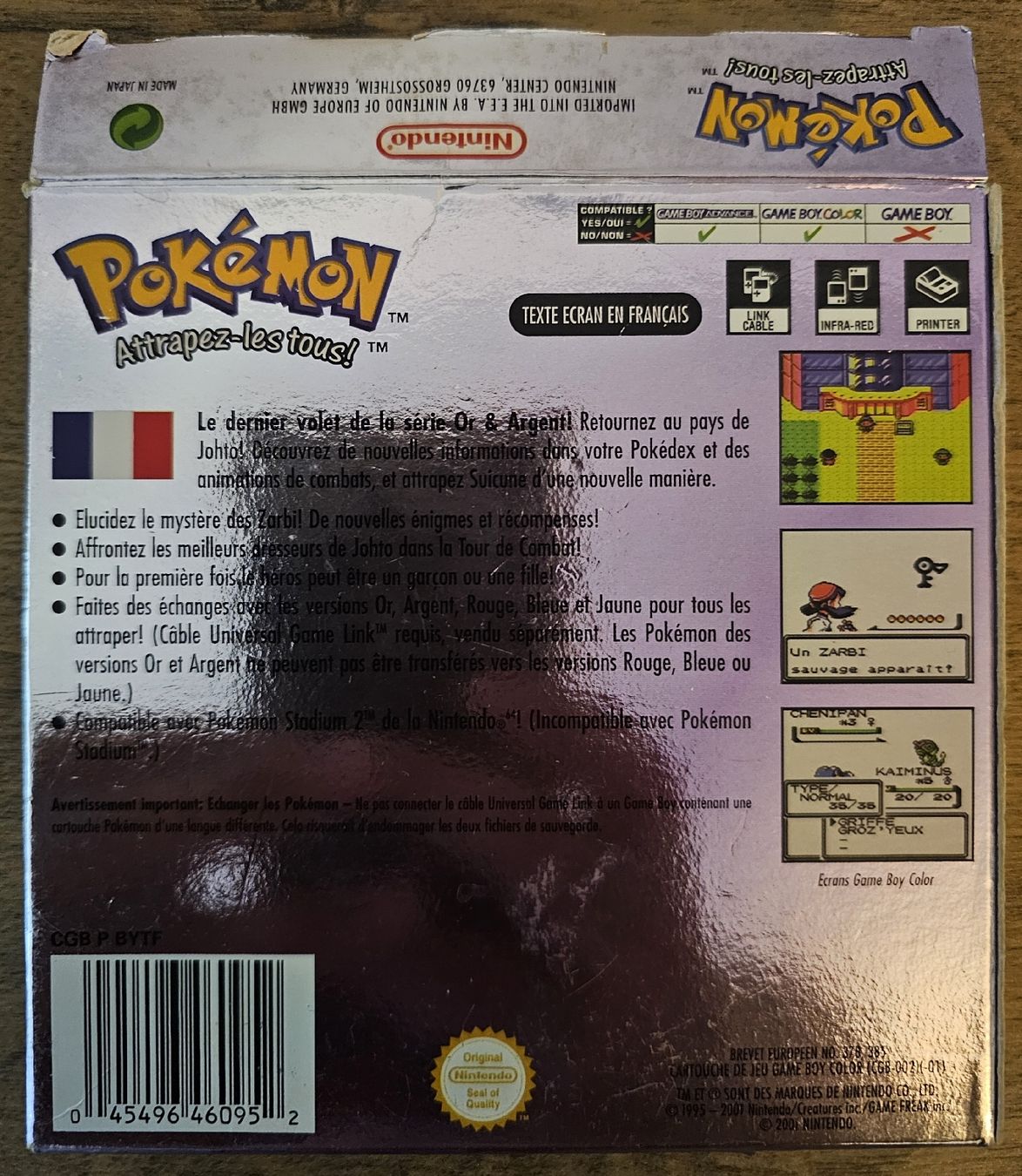 Pokémon Giochi: pokemon version cristal FR en boite gameboy sans cale – Usato da Pully venduto da RandomZero 5