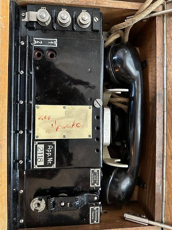 Telefoni: Feldtelefon / Militärtelefon  – Usato da Aarau venduto da sole-soleil 3
