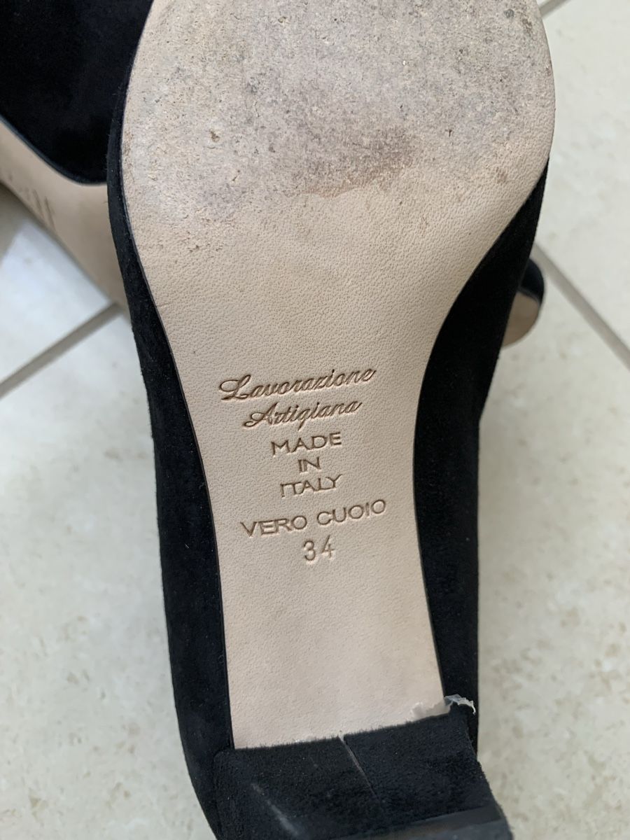 Walder Scarpe da donna: Pumps 👠 schwarz Wildleder – Usato da Dietlikon venduto da LiebenLebenLachen 4