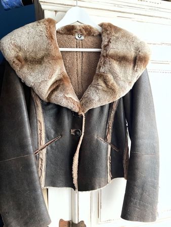 DESIGNER LAMFELLJACKE "GUERRIERO"
