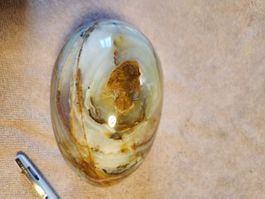 Ois géant en Onyx-Marbre naturel - Pièce XL de 2.1 kg