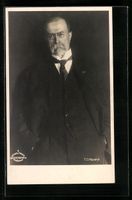Präsident Masaryk (TGM), portraitiert v