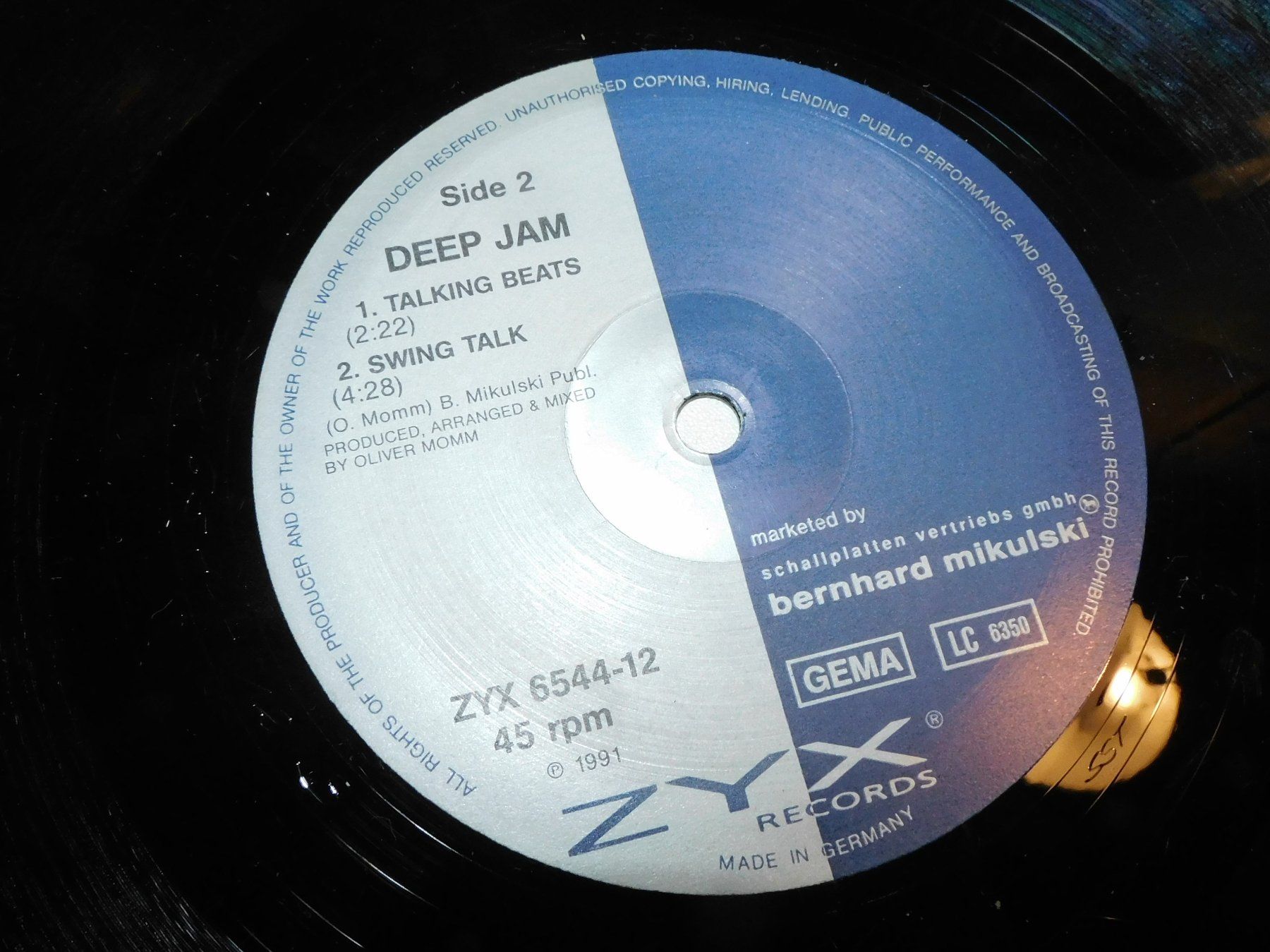 Schallplatten: LP Deep Jam - When Boys Talk -  Mix Mix House Trance Techno – Gebraucht aus Sursee von 76 5
