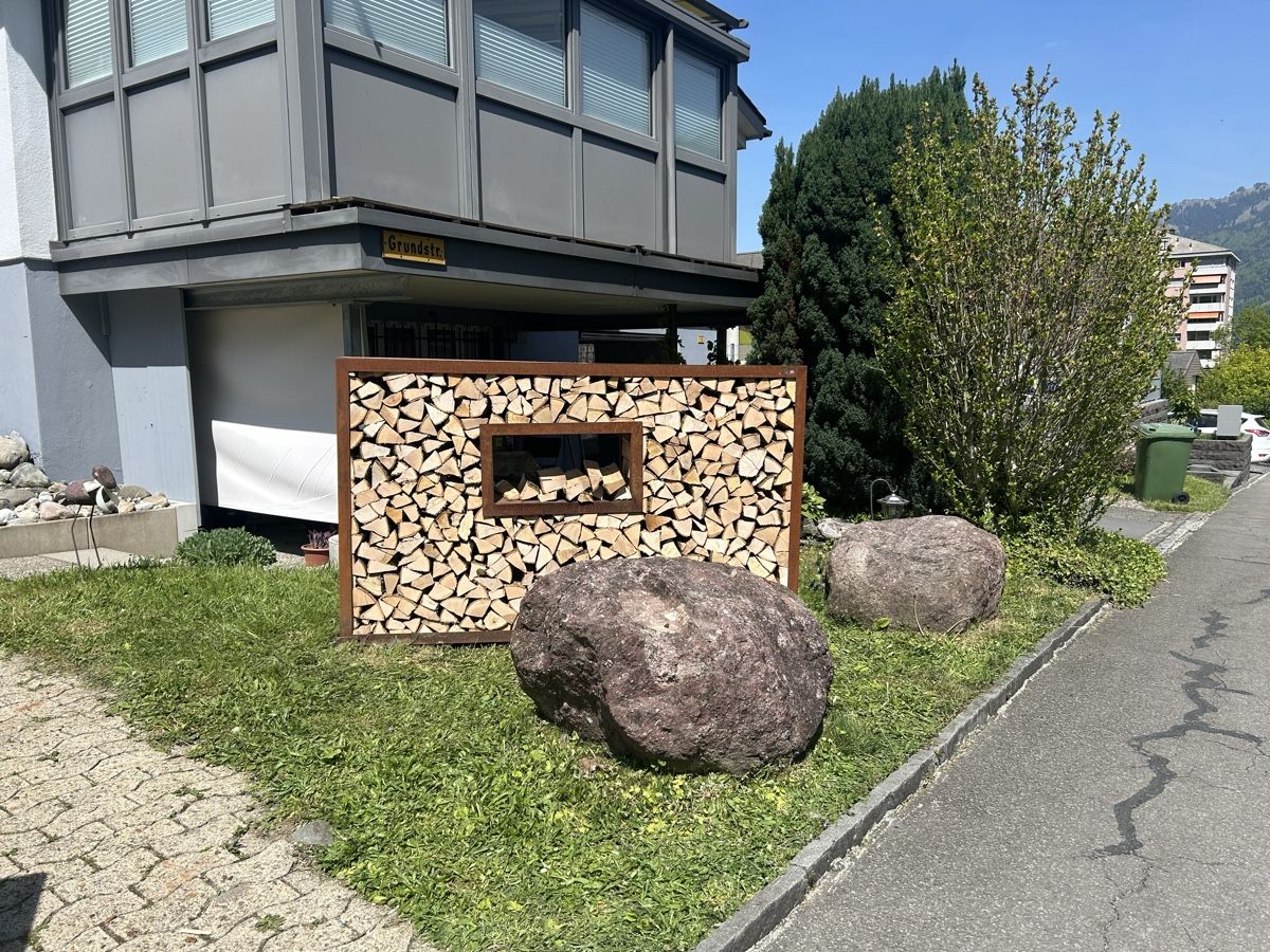 Scaffali: Kaminholzregal 120x70cm – Nuovo e nell'imballaggio originale da Schaenis venduto da Emorger 3