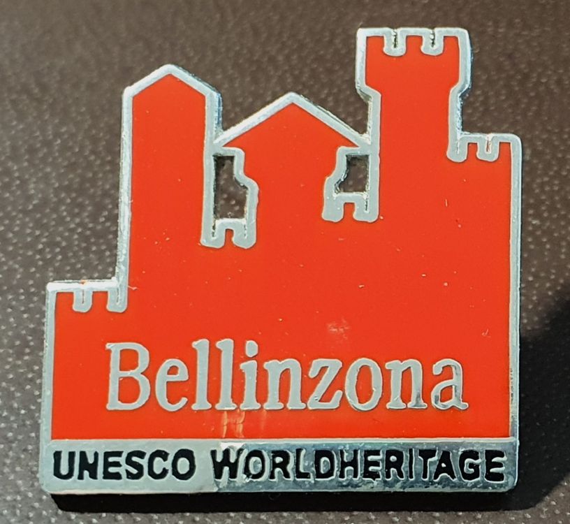 T449 - Pin Bellinzona Tessin UNESCO WORLDHERITAGE (Gebraucht) in ...