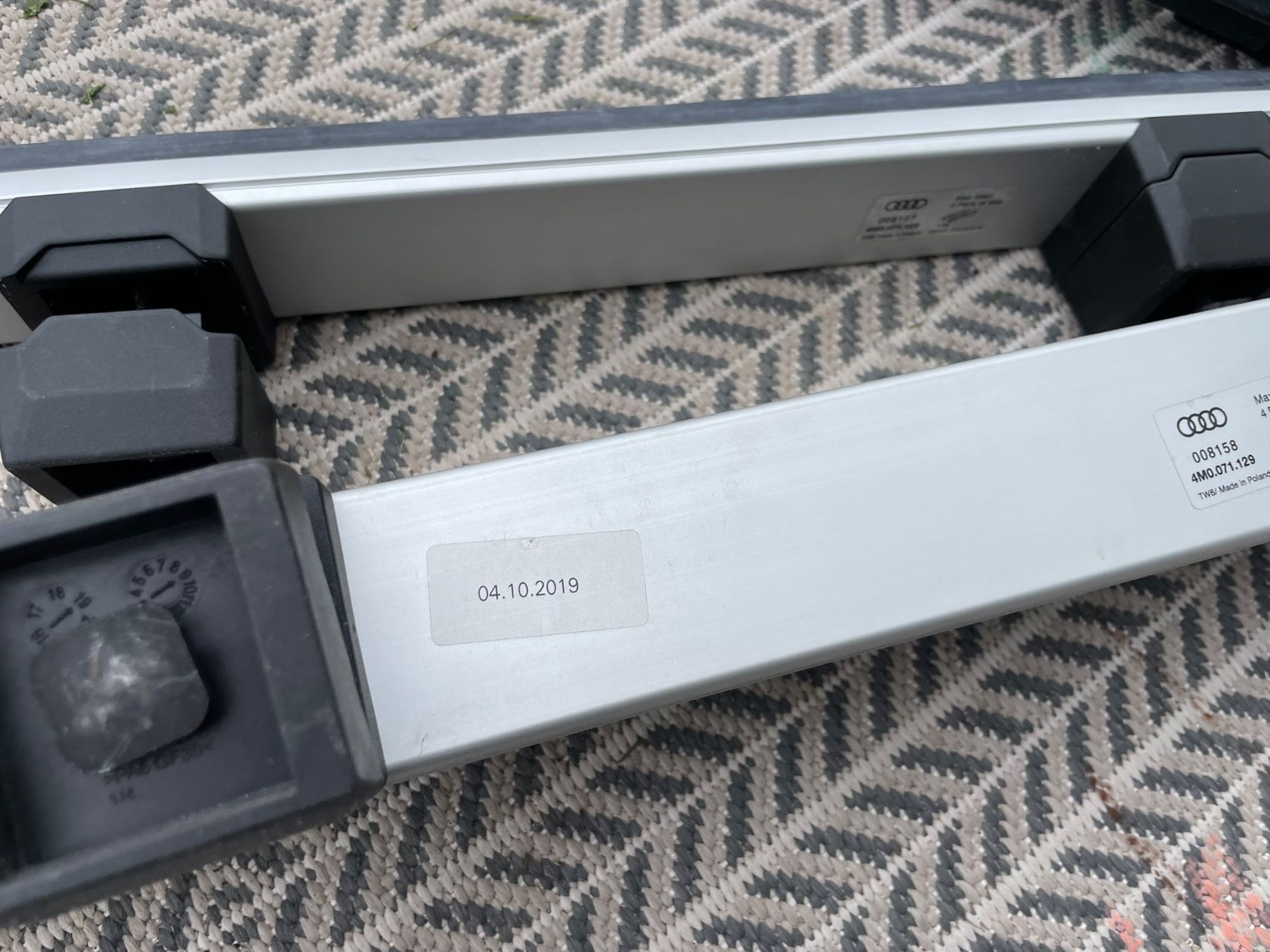 Original Skidachträger/Ski roof rack Audi Q5 FY (2016-2024) (Gebraucht ...