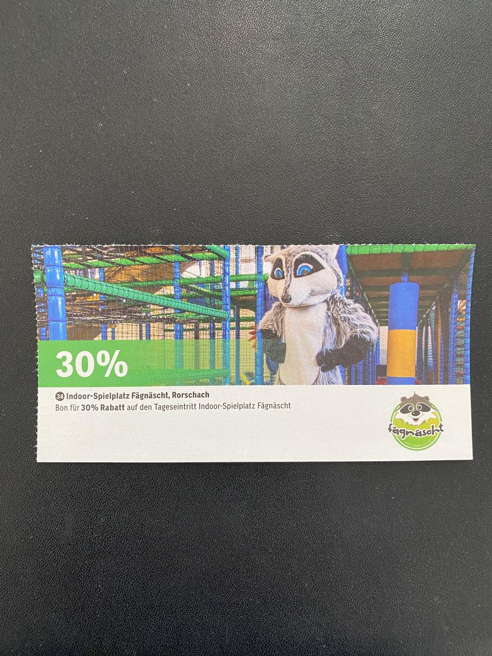 Buoni: Indoor-Spielplatz Fägnäscht, Rorschach / 30% Rabatt – Nuovo (secondo la descrizione) da Uetliburg SG venduto da GK2004