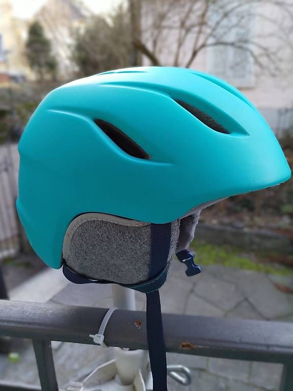 Caschi: GIRO Launch Kinder-Skihelm türkis in Grösse M – Usato da Zürich venduto da falken27 1