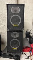 DJ-Tech SX-10 Professionelle Lautsprecherboxen, 300W