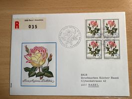 Pro Juventute 1972 Ersttagsbrief - Rosa Madame Dimitri 54