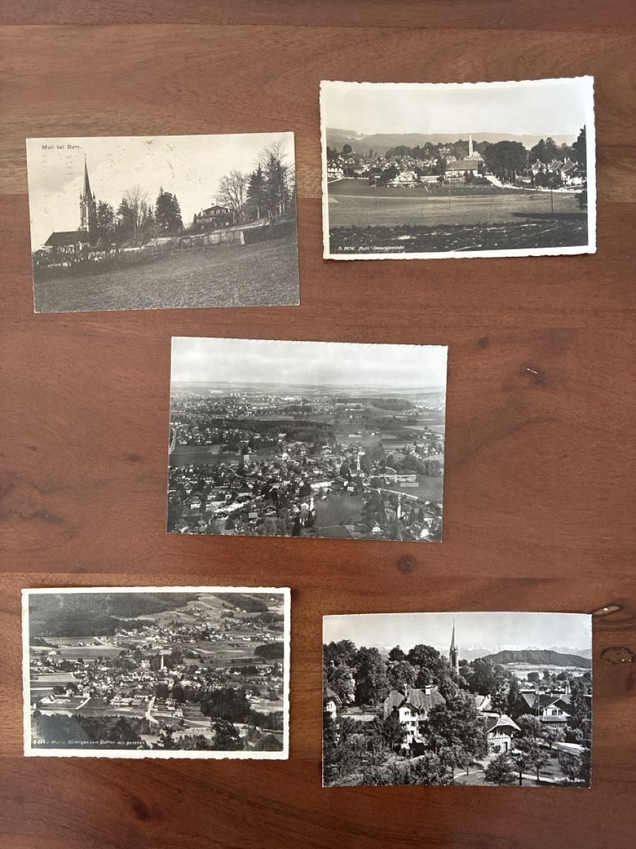 Cartes postales: 5 Ansichtskarten Schweiz von Muri BE – D'occasion à Oftringen par Cla.vD.74