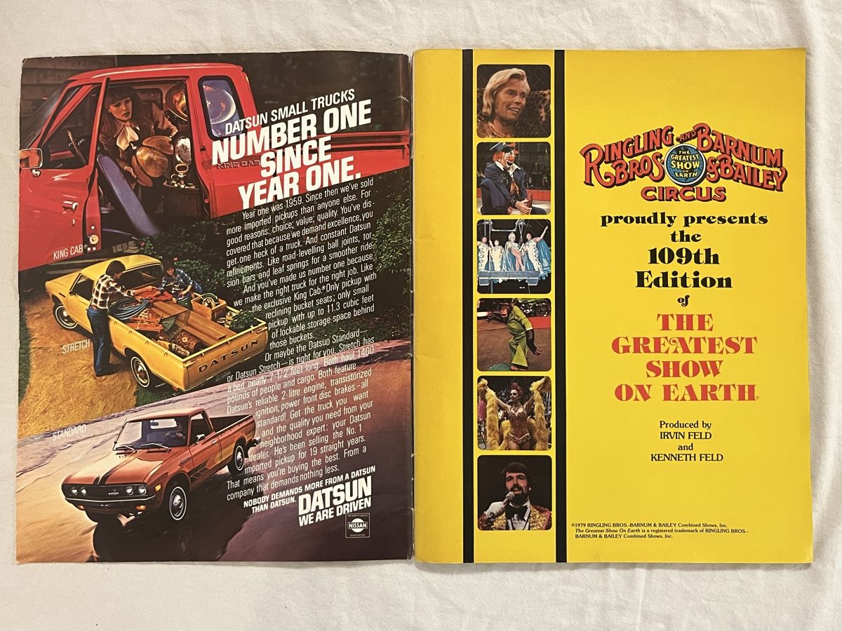 Libri: Ringling Bros Circus Programm 1979 mit Poster gebraucht – Usato da Menziken venduto da TopDevShop 3