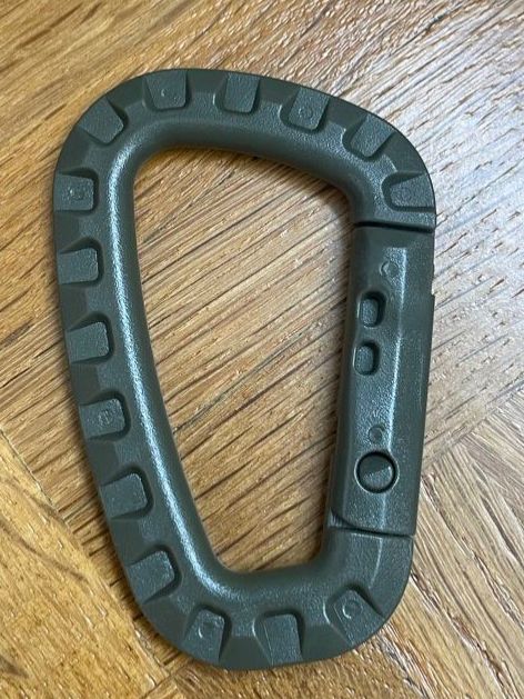 Attrezzatura da arrampicata: Mousqueton Tactique vert olive – Nuovo (secondo la descrizione) da Grandson venduto da RioDeltaLima
