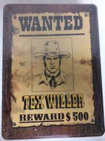TEX WILLER VIVO O MORTO - WANTED Limited edition Metal Box